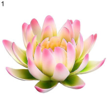 (Pink Green) Lotus-shaped Ceramic Censer 3d Handcrafted Artistic Flower Incense Stick Holder Desktop Decoration