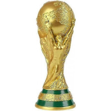 (36CM) World Cup Football Trophy Resin Replica Trophy Model Soccer Fan Souvenir Gift