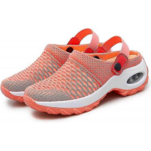 (EU 36, Orange) Women's Orthopedic Clogs with Air Cushion Support to Reduce Back and Knee Pressure Orthopedic Clogs for Women