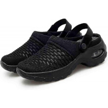 (EU 39, Black) Women's Orthopedic Clogs with Air Cushion Support to Reduce Back and Knee Pressure Orthopedic Clogs for Women
