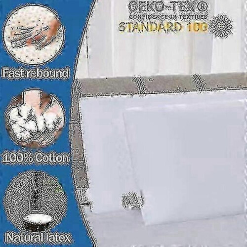Alg 100% Talalay latex pillow, extra soft latex pillow for sleep 1
