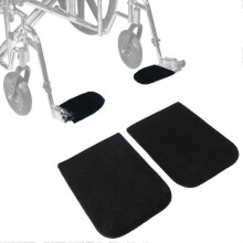 2pcs Wheelchair Footrest Cover Prevent Slip Footrest Protector Pad