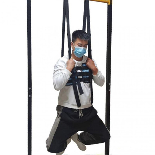 Lumbar Traction Belt Spinal Decompression Harness Back Pain Relief Stretcher Thickened Suspension Stretch Str 1