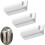 Wall-mounted Rolling Tube Toothpaste Squeezer Magnetic Toothpaste Seat Holder Stand Rotate Toothpaste Dispenser (white/3 piece) 1