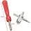 Tire Valve Stem Puller Tool Kit, Universal 4 Way Valve Stem Removal Tool Single Head Valve Core 5