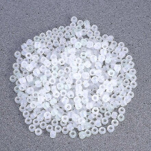 250pcs Multi Color Plastic Uv Beads Clear Beads Color Magically Changing Uv Reactive Pony Beads for Jewelry Making