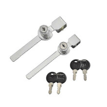 Sliding Glass Door Lock,drawer Display Case Showcase Security Ratchet Locks Glass Cabinet Lock