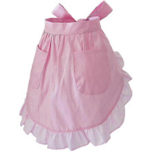 Waist Apron Cute Retro Vintage Apron Cooking Kitchen Ruffle Maid Apron