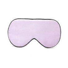 (Purple) Double Layer Silk Eye Mask Breathable Sleep Companion Shading Sleeping Eye Mask