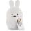 Medium Rabbit Night Light for Kids, Portable Silicone Bedside Lamp Night Lights 1