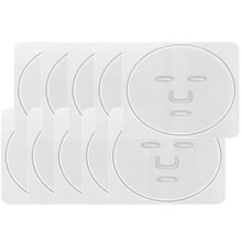 Facial Care Masks Maker 10pcs Diy Seaweed Face Mask Patch Molds Plate Pvc Mask Maker Mould