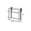 Double Layer Towel Rack Hanging Holder Cabinets Shelf Chopping Board Storage Holders & Racks 3