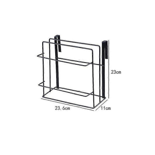 Double Layer Towel Rack Hanging Holder Cabinets Shelf Chopping Board Storage Holders & Racks 2