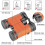 (pink) Best Compact Waterproof Shock Proof Binoculars For Kids 3