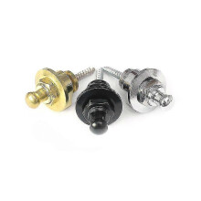 Guitar Strap Locks Buttons Skidproof Straplock Pegs Pins Bass2pcsblack