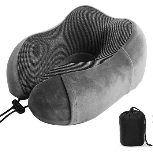 Travel Pillow, Travel Or Flight Memory Foam Neck Pillow, Ergonomically Designed Neck Support Pillow 1