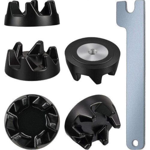 5 Packs 9704230 Blender Coupler Blender Coupling Replacment Parts with 1 Wrench Compatible