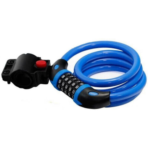 Bike Lock High Security 5 Digit Resettable Combination Coiling Cable Lock Best for Bicycle Outdoors