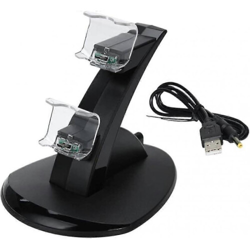 Controller Charger Wireless Dock Station Holder Dual Usb Ports Led Compatible with Regular Slim Pro Hardware Tools Wireless 2