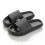 (36-37, black) Summer solid color comfortable men's and women's slippers 1