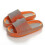 (38-39, orange) Summer solid color comfortable men's and women's slippers 2