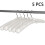 5 Pack Satin Padded Hangers-black 1