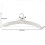 5 Pack Satin Padded Hangers-black 3