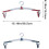 4 Pack Foldable Hangers Portable Plastic Hangers Foldable Hanger 360 Rotatable Non-slip Foldable 2