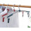 4 Pack Foldable Hangers Portable Plastic Hangers Foldable Hanger 360 Rotatable Non-slip Foldable 4