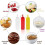 Sauce Bottle with Cap Condiments Squeeze 250ml Plastic Bottle for Mustard, Seasonings 5