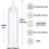Sauce Bottle with Cap Condiments Squeeze 250ml Plastic Bottle for Mustard, Seasonings 2