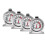 4 Pack Refrigerator Freezer Thermometer Large Dial Thermometer 1