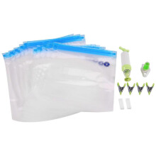 Sous-vide Bags Essentials Kit for Anova Cooker, Reusable Food Storage Freezer And Water Cooking Bag