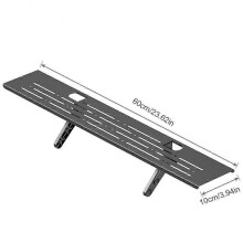 Adjustable Tv Top Storage Shelf Rack Multifunctional Computer Monitor Desktop Stand Tv Rack Display Shelf Organizer