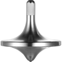 Stainless Steel Spinning Top, Premium Exquisite Perfect Balance Well Made Metal Desk Edc Little Fidget Toy(silver, Small