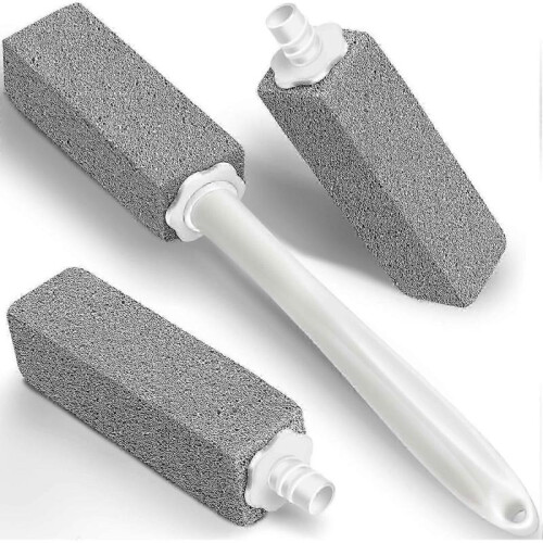 Pumice Stone Toilet Bowl Cleaner - Cleaning Stones Refills (4 Pack)