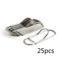 25Pcs Metal Paper Clips Document File Photo Organizer Clip for Office School