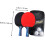 Butterfly Table Tennis Racket Pingpong Paddle Doublesided Wood Red 5