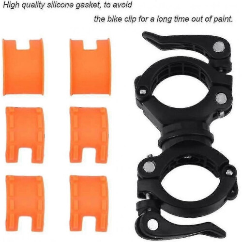 Bicycle Flashlight Holder, 360 Rotation, Mountain Bike Led Flashlight Holder, Mounting 2