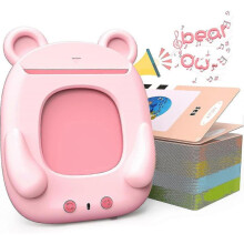(pink) Kids Sight Words Games Talking Flash Cards Learning English Machine Education Electronic Book Toddlers 2-6 Years Reading
