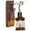 Archaize Industrial Wood Wall Sconce Light Rustic Wall Lamp Decorate 1