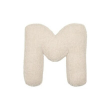 Letter Pillow Throw Cushion Decorative Alphabet Letter M