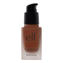 e.l.f. Base Líquida Flawless Finish, Ligera y Cobertura Media, Acabado Semimate, Trufa, 0.68 Fl Oz (20mL)