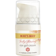 Burt's Bees Truly Glowing Rewakening Gel Crema para ojos con complejo hidratante y brillante, 0.5 onzas lquidas (el paquete puede variar)