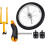 18in Exercise Unicycle, Adjustable Height, Green/Orange/Black/Red/Yellow/Blue 3