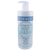 REGENSIFY Red Acne Extra Cool Body Wash 500 ml (17 Fl Oz) [1 % Menthol, 1 % Salicylsure, Niacinamid, Panthenol, Hyaluronsure, Coenzym Q10, Vitamin