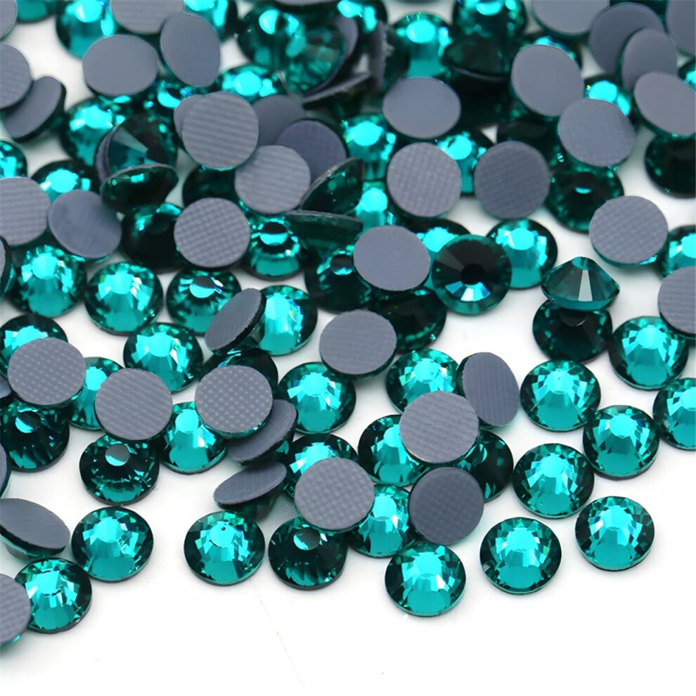 Kzkcy Hotfix Rhinestones Flatback Glass Rhinestone 1440Pcs Ss20 4.6-4.8Mm Round Gems For Nails Art Glitter Crystals Stone Diy Bags Clothes Shoes (Peaco