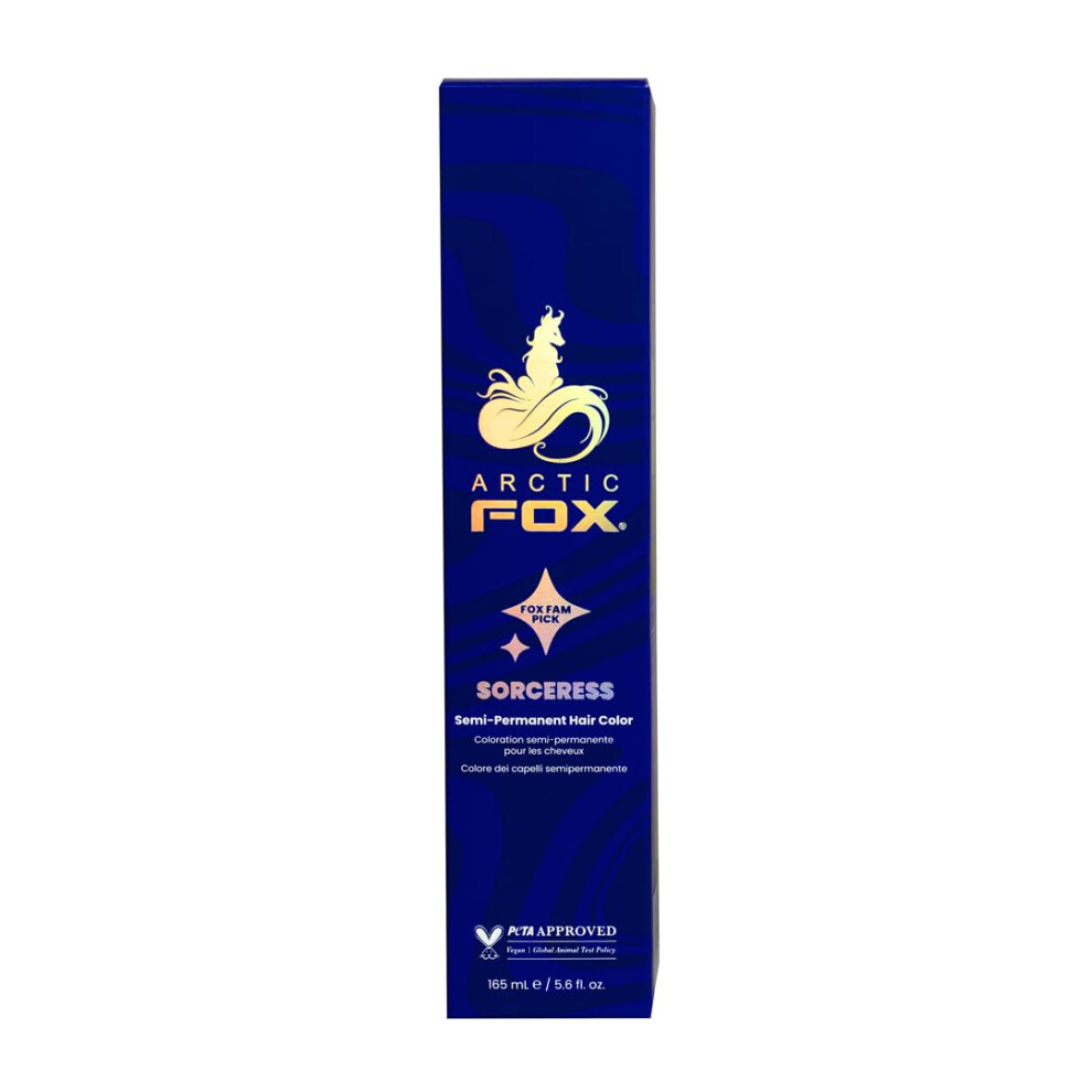 Arctic Fox Vegan And Cruelty-Free Semi-Permanent Hair Color Dye (5.6 Fl Oz, Sorceress)
