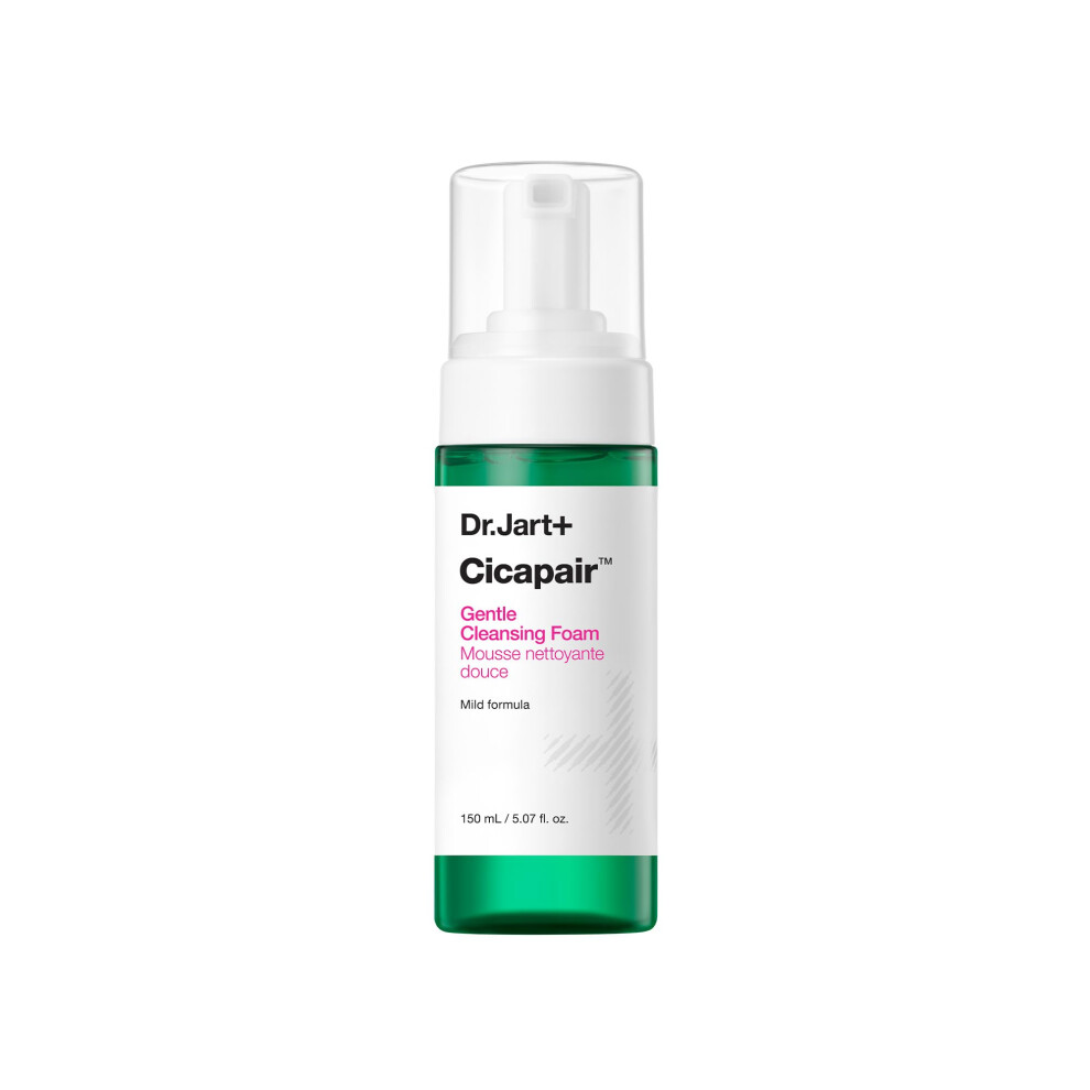 Dr.jart+ Cicapair Gentle Foam Face Wash Cleanser For Sensitive Skin With Centella Asiatica | Korean Skin Care 5.07 Fl Oz