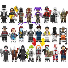 (24PCS Halloween) 33PCS Halloween Minifigures Building Blocks Toy Fit Lego